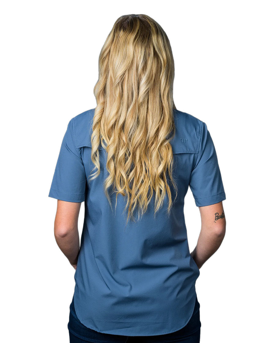 Women's Short Sleeve Pearl Snap Performance Western Shirt - Fss2002330