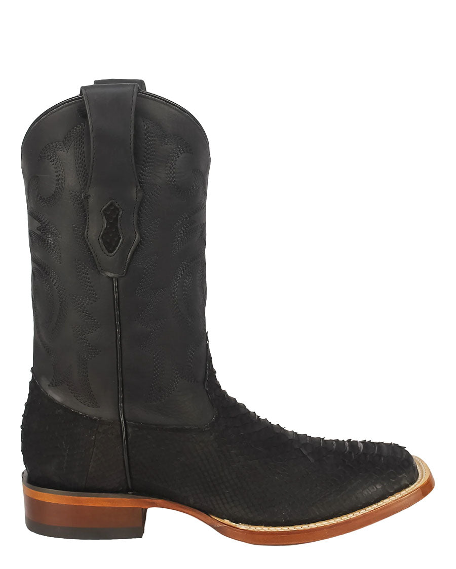 Men's Sueded Exotic Western Boots - 822N5705