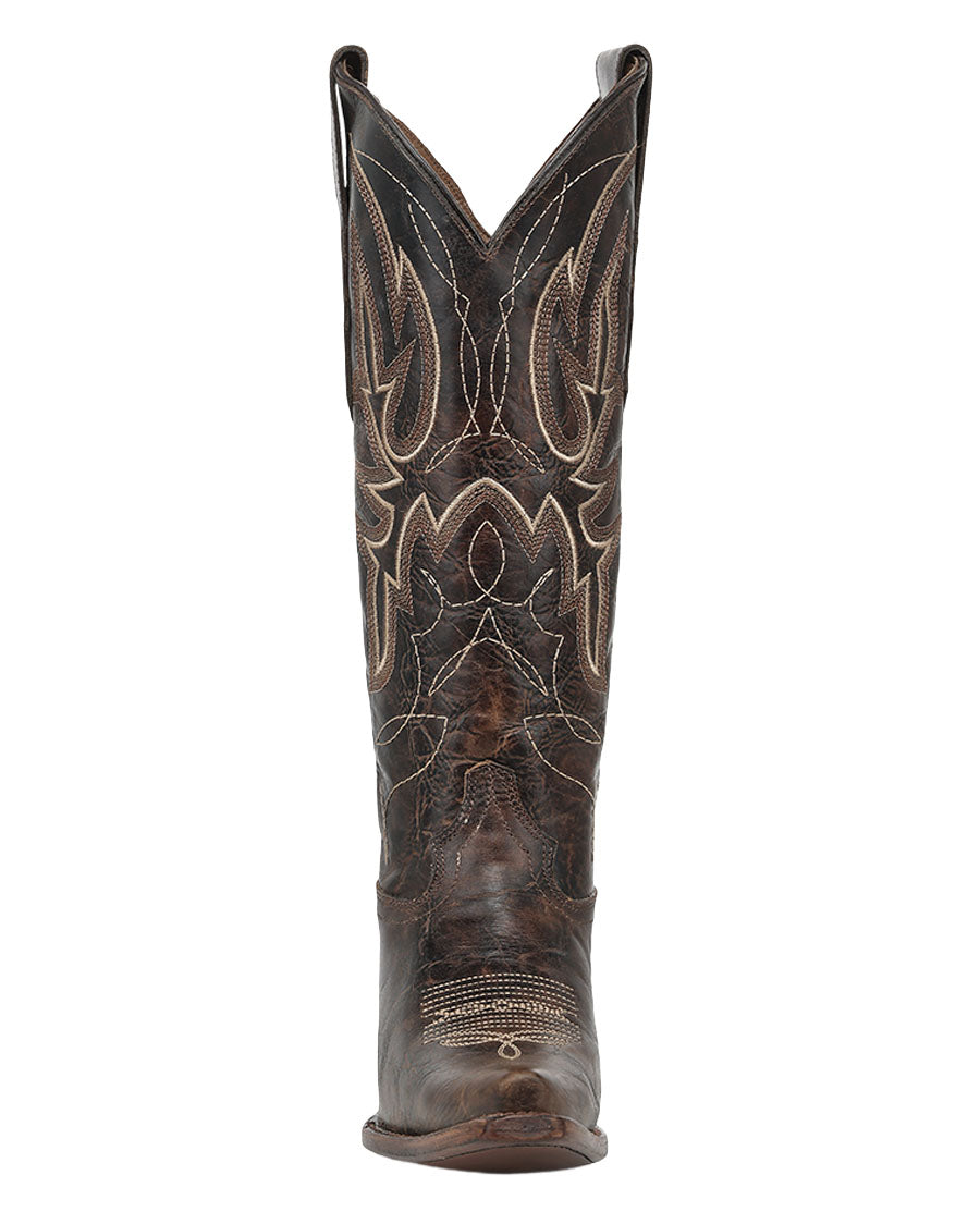 Women's Honey Embroidery Triad Tall Top Western Boots - L8201