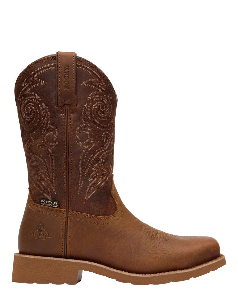 Men's MonoCrepe 12” Steel Toe Western Work Boots - RKW0431