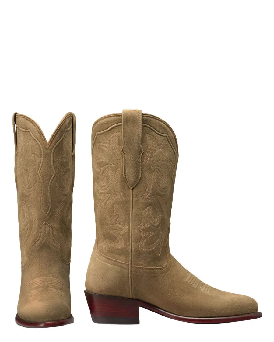 Women's The Jamie Crossroad in Olivewood Deer Roughout Western Boots - 21182-Oed