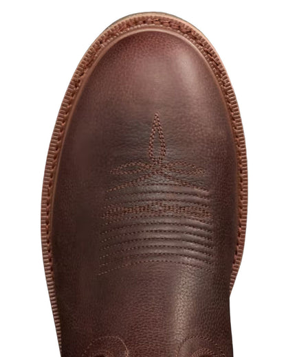 Men's LongHaul Waterproof Round Composite Toe Work Boots - Tobacco Cowhide - 10111-Tbc