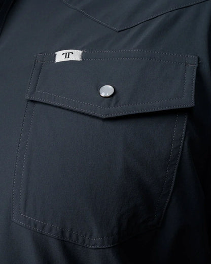 Men's Short Sleeve Pearl Snap Performance Western Shirt - Fss1002336