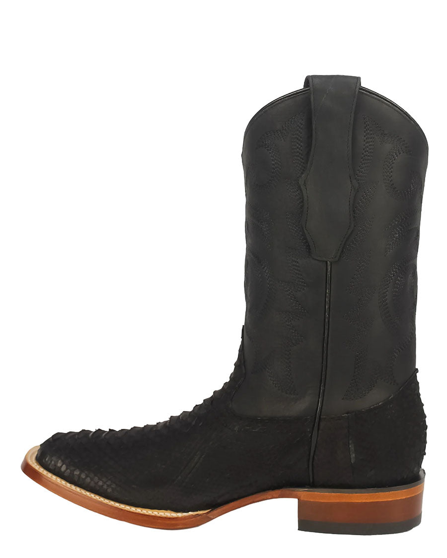 Men's Sueded Exotic Western Boots - 822N5705