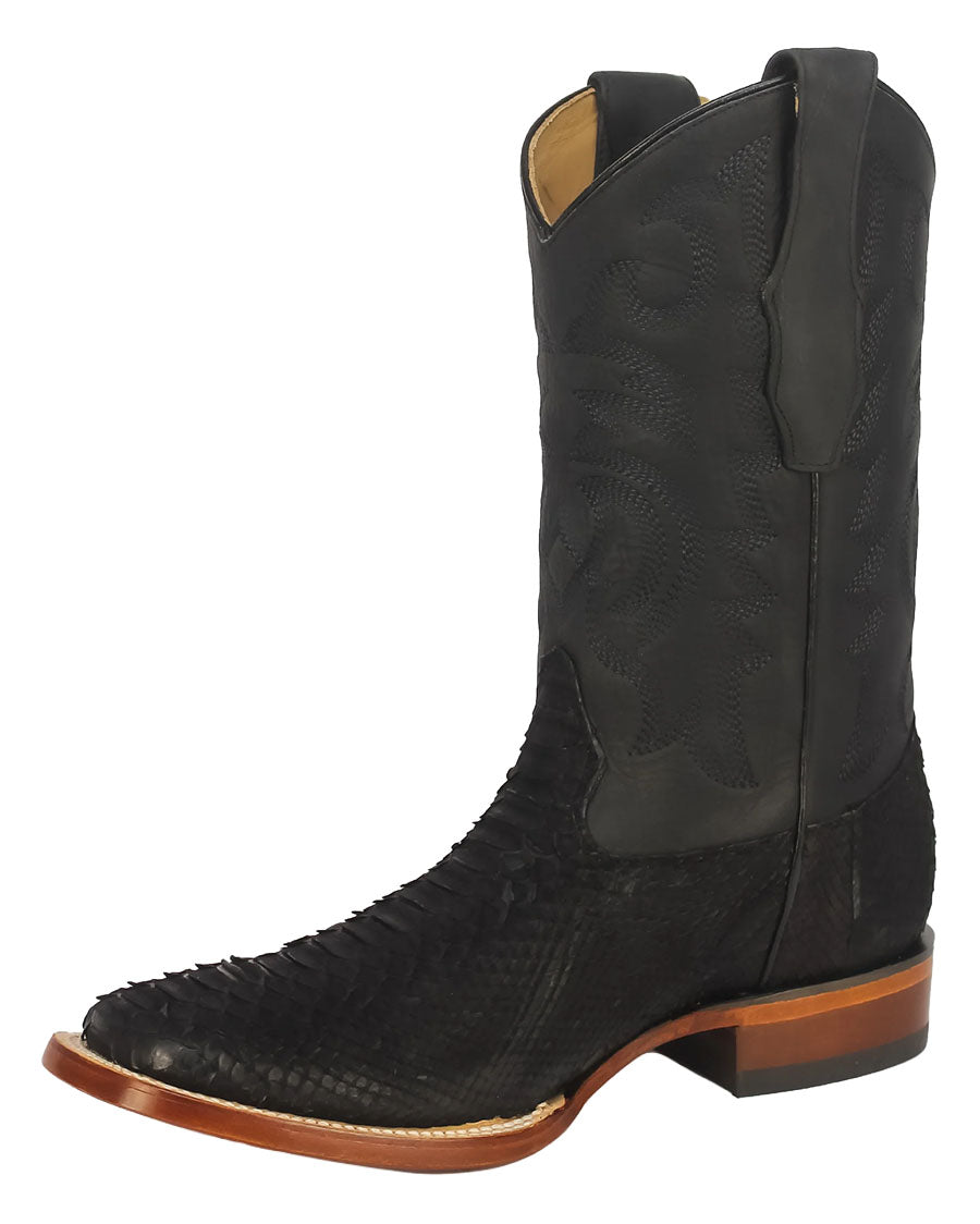 Men's Sueded Exotic Western Boots - 822N5705