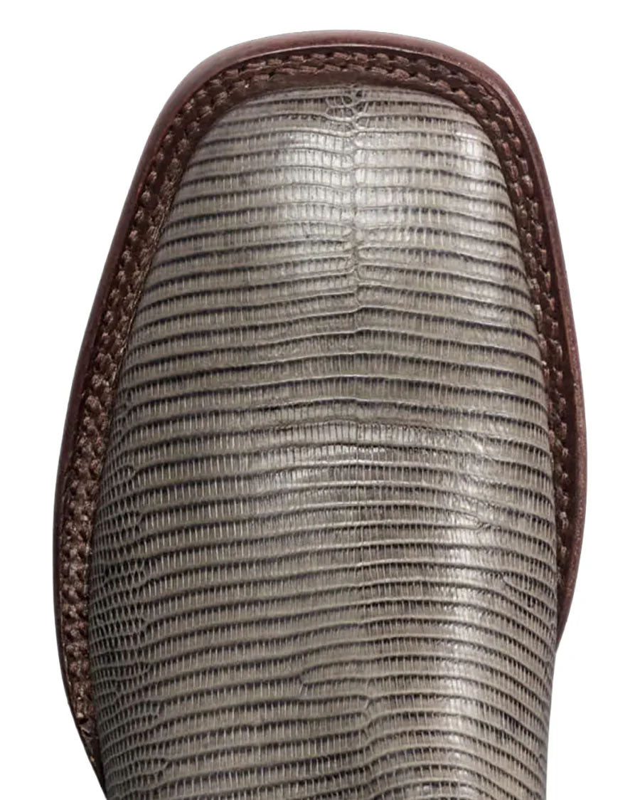 Men's The Doc Canyon Gunmetal Lizard Western Boots - 11224-Gnm
