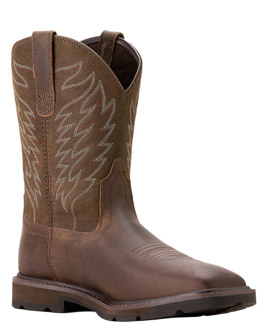 Men's Groundbreaker Pull-On Western Work Boots - 10020059