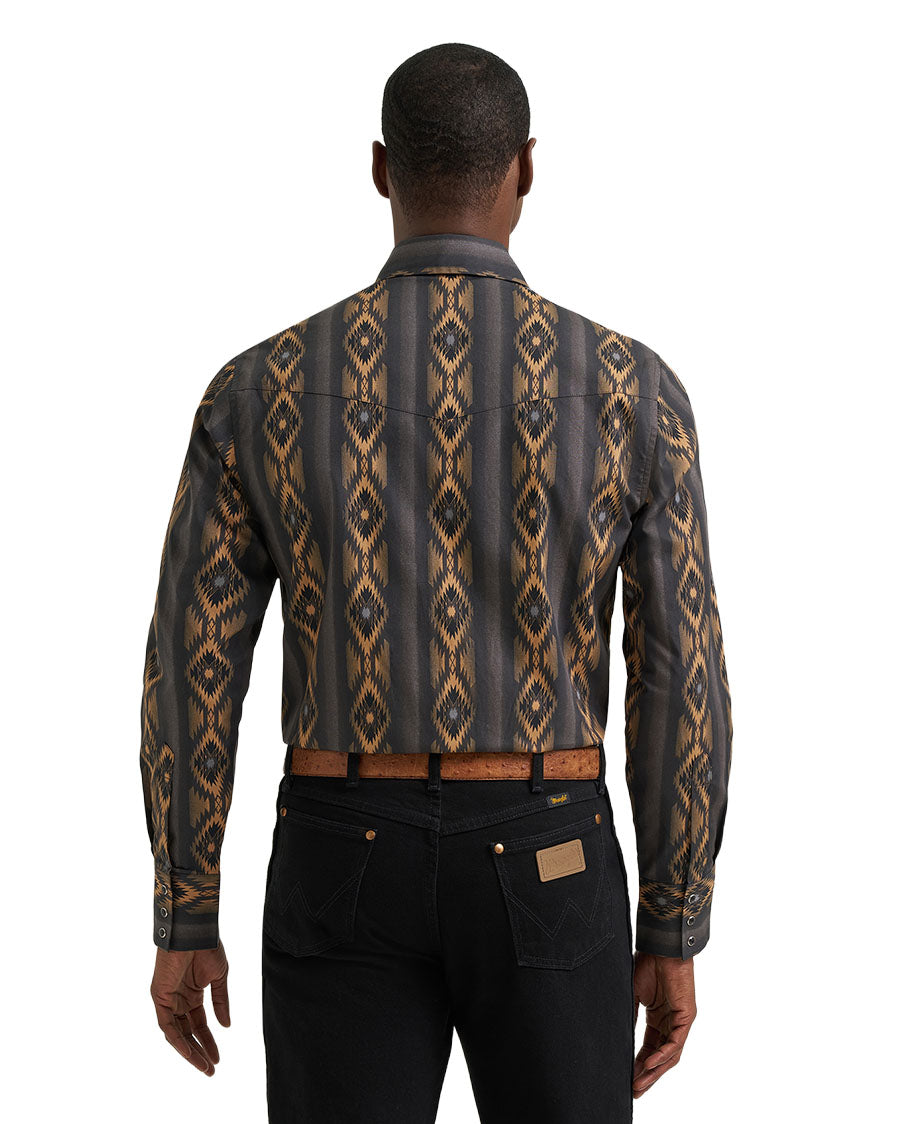 Men's Checotah Dress Long Sleeve Classic Fit Western Shirt - 112385791