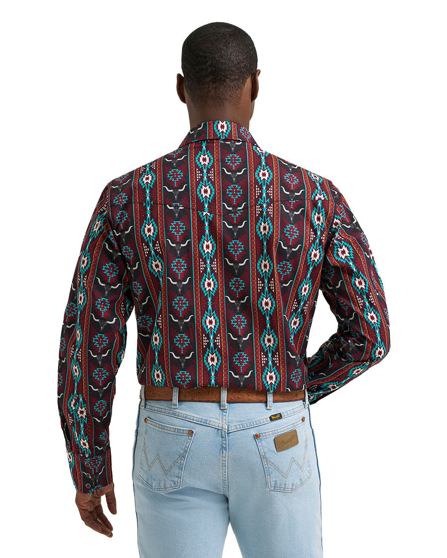 Men's Checotah Dress Long Sleeve Classic Fit Western Shirt - 112385793