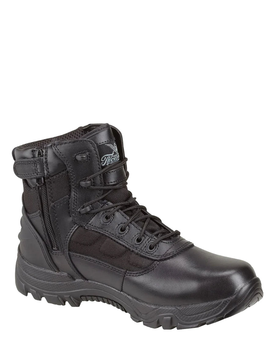 Men's 6" Side Zip Lace-Up Work Boots - 834-6218 by Thorogood from Skip’s Western Outfitters | THG-834-6218-060-M