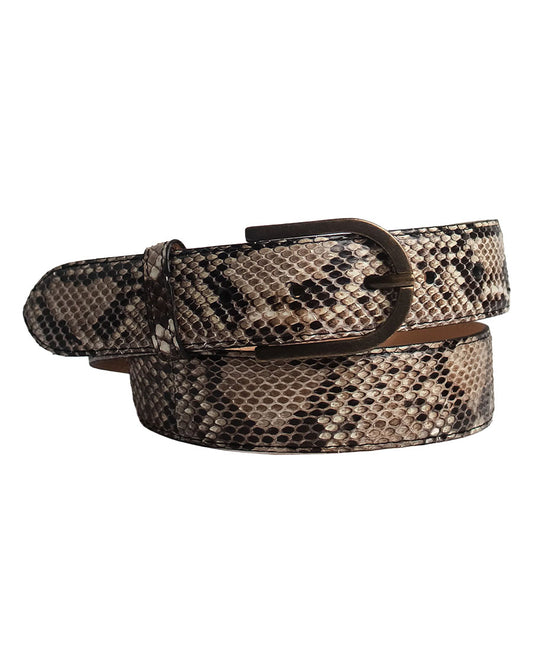 Men's Classic Natural Python Belt - Cb403