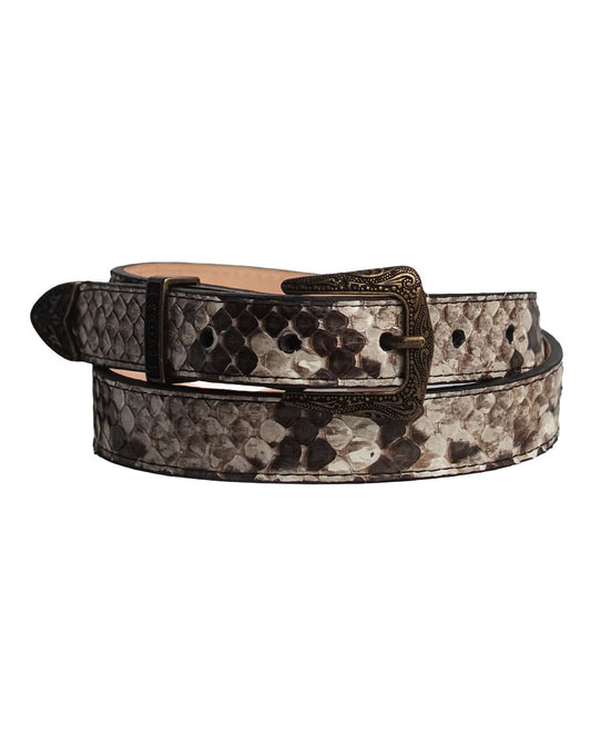 Women's Casual Natural Python Belt - Cb205