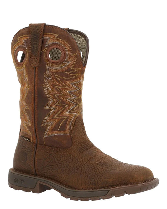 Men's Legacy Waterproof Western Work Boots - RKW0355