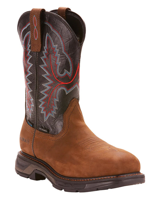 Men's Workhog XT H20 EH Carbon-Toe Western Work Boots - 10024968
