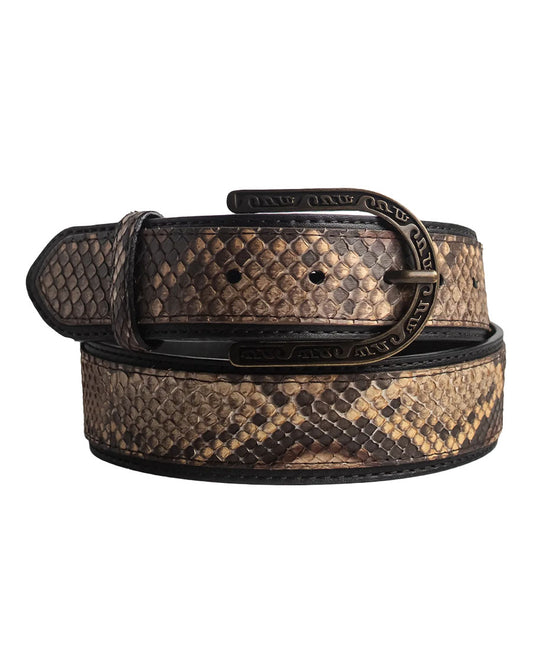 Men's Ranch Taupe Python Belt - Cb508