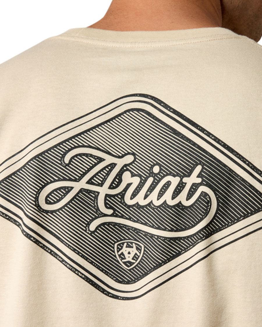 Men's Medallion Standard Long Sleeve Graphic T-Shirt - 10080589