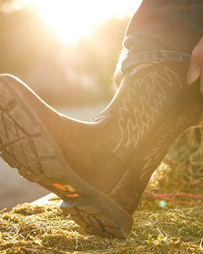 Men's Groundbreaker Pull-On Western Work Boots - 10020059