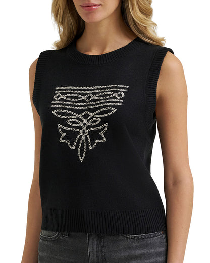 Women's Wrangler Retro Punchy Sweater Vest - 112385440