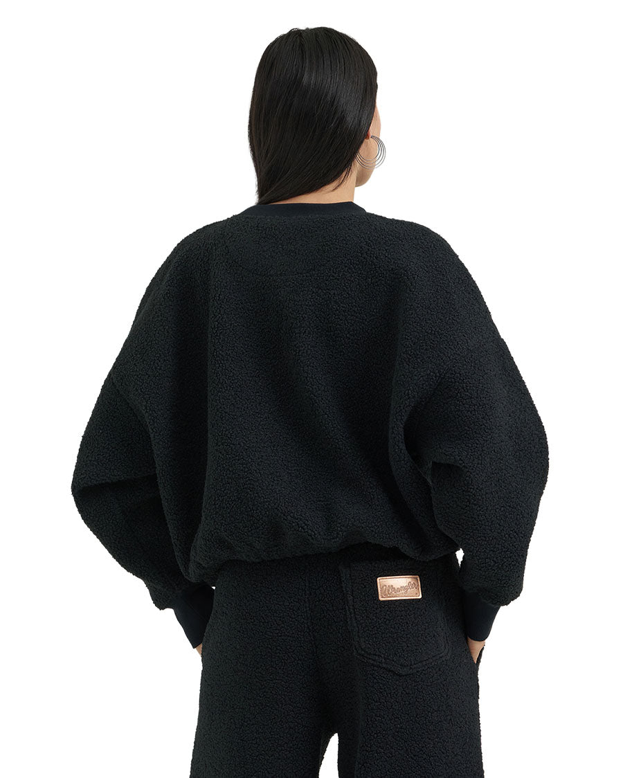 Women's Wrangler X Lainey Sherpa Sweatshirt - 112385579