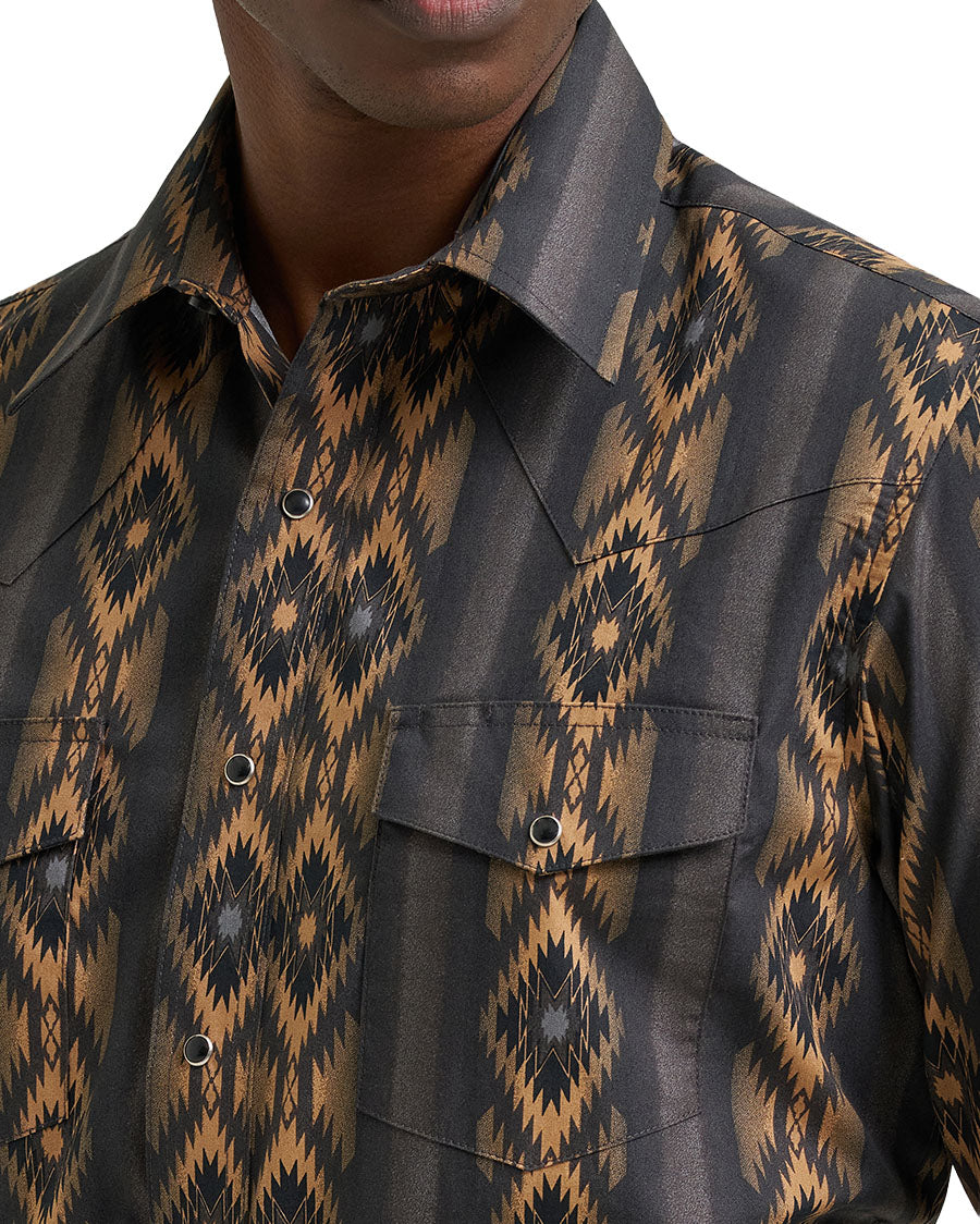 Men's Checotah Dress Long Sleeve Classic Fit Western Shirt - 112385791
