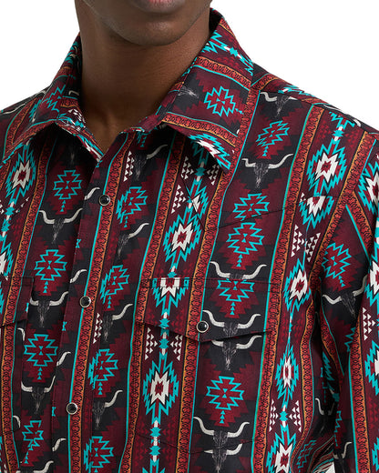 Men's Checotah Dress Long Sleeve Classic Fit Western Shirt - 112385793