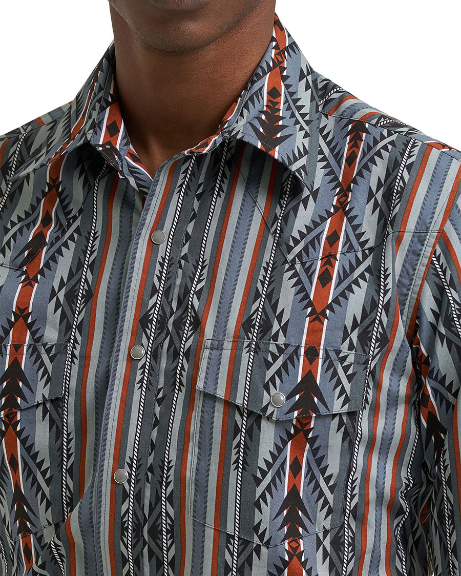 Men's Checotah Dress Long Sleeve Classic Fit Western Shirt - 112385915