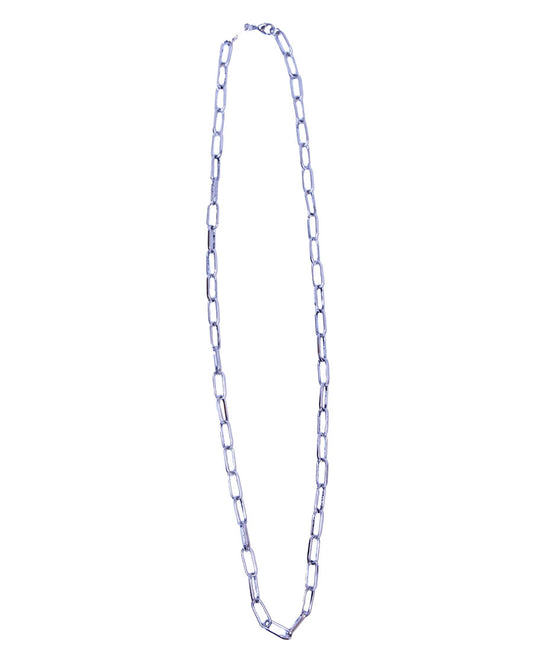 Women's 32" Muli-Way Burnished Silver Chain Necklace - N1510