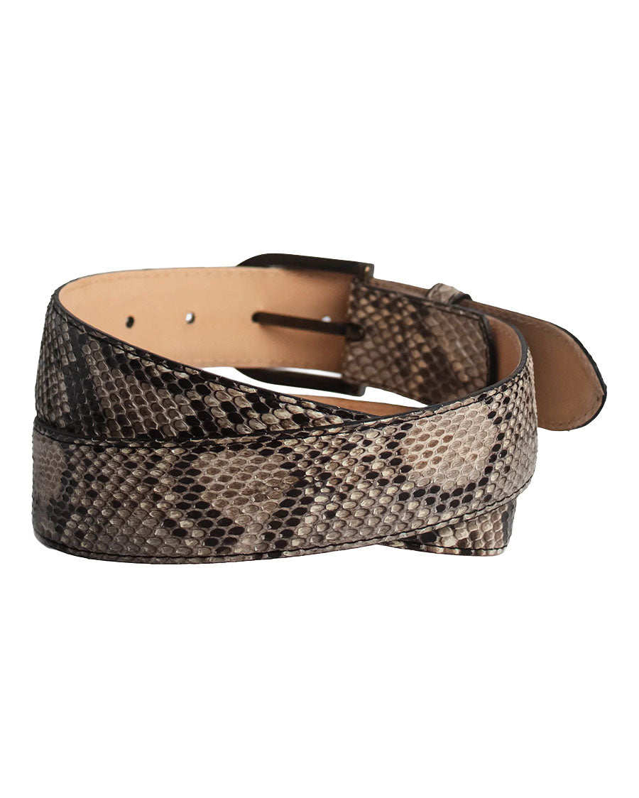 Men's Classic Natural Python Belt - Cb403