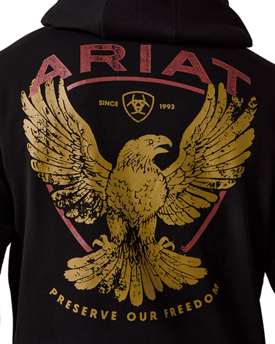 Men's Ariat Rustic Eagle Hoodie - 10080682
