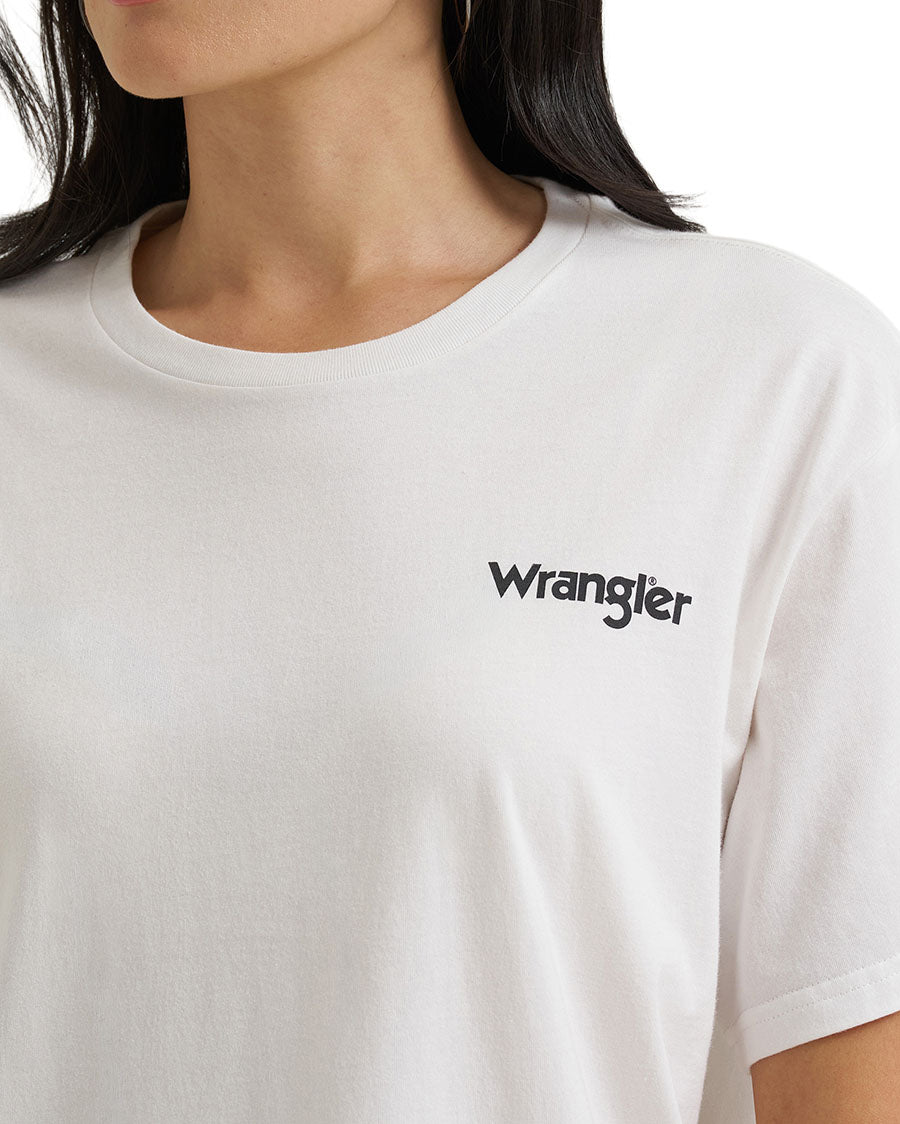 Women's Wrangler X Lainey Wilson Click Your Boots Short Sleeve Graphic T-Shirt - 112385575