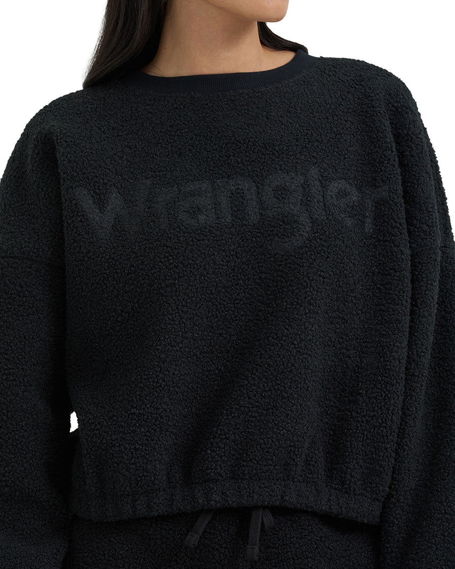 Women's Wrangler X Lainey Sherpa Sweatshirt - 112385579