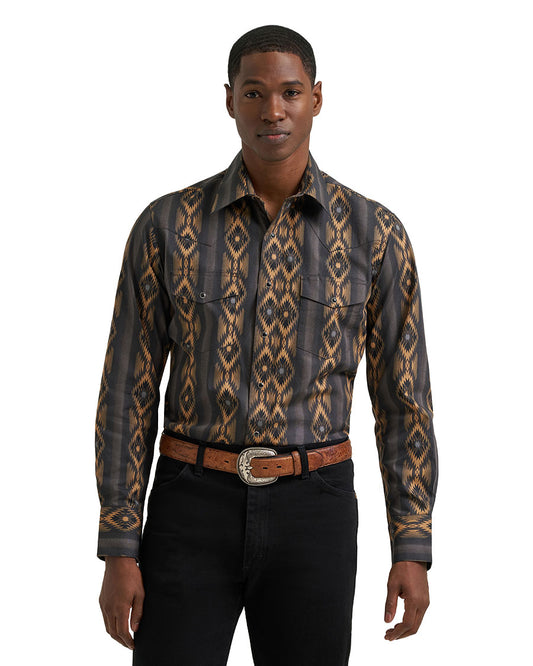 Men's Checotah Dress Long Sleeve Classic Fit Western Shirt - 112385791