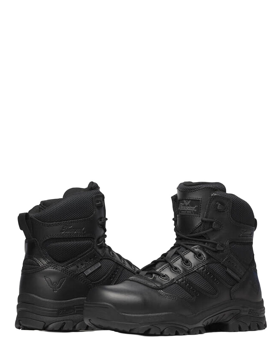 Men's 6" Side Zip Lace-Up Work Boots - 834-6218