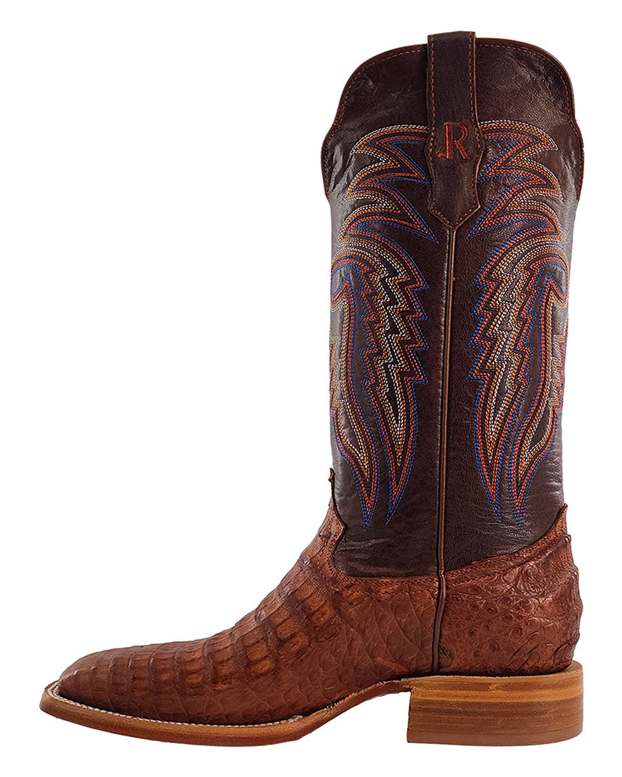Men's Cognac Goat Western Boots - RW2503-2