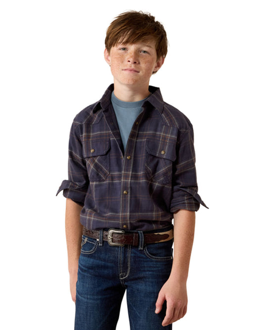 Boys' Retro Haas Classic Fit Snap Long Sleeve Western Shirt - 10080583
