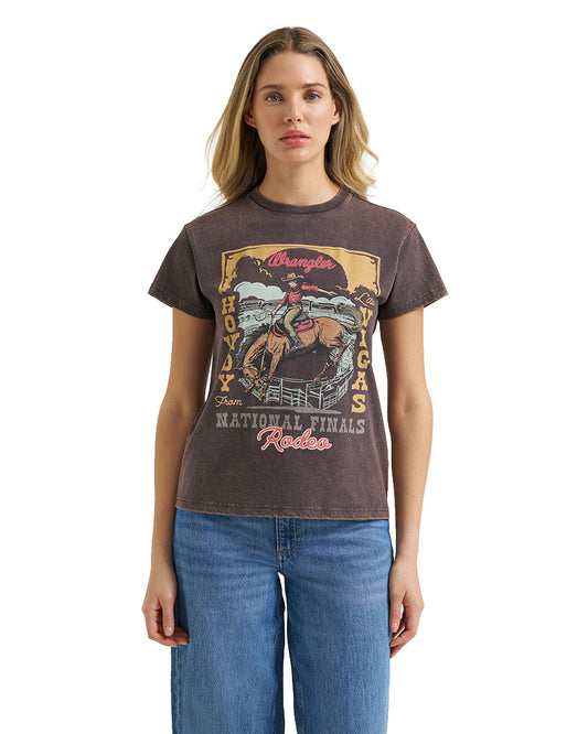 Women's Retro Graphic Short Sleeve Regular Fit Graphic T-Shirt - 112384064