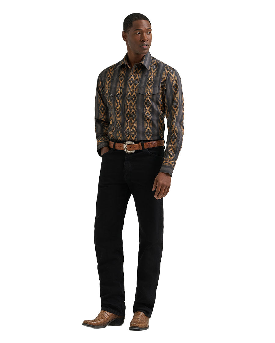 Men's Checotah Dress Long Sleeve Classic Fit Western Shirt - 112385791
