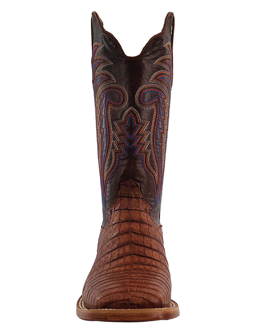 Men's Cognac Goat Western Boots - RW2503-2