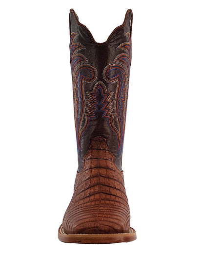 Men's Cognac Goat Western Boots - RW2503-2