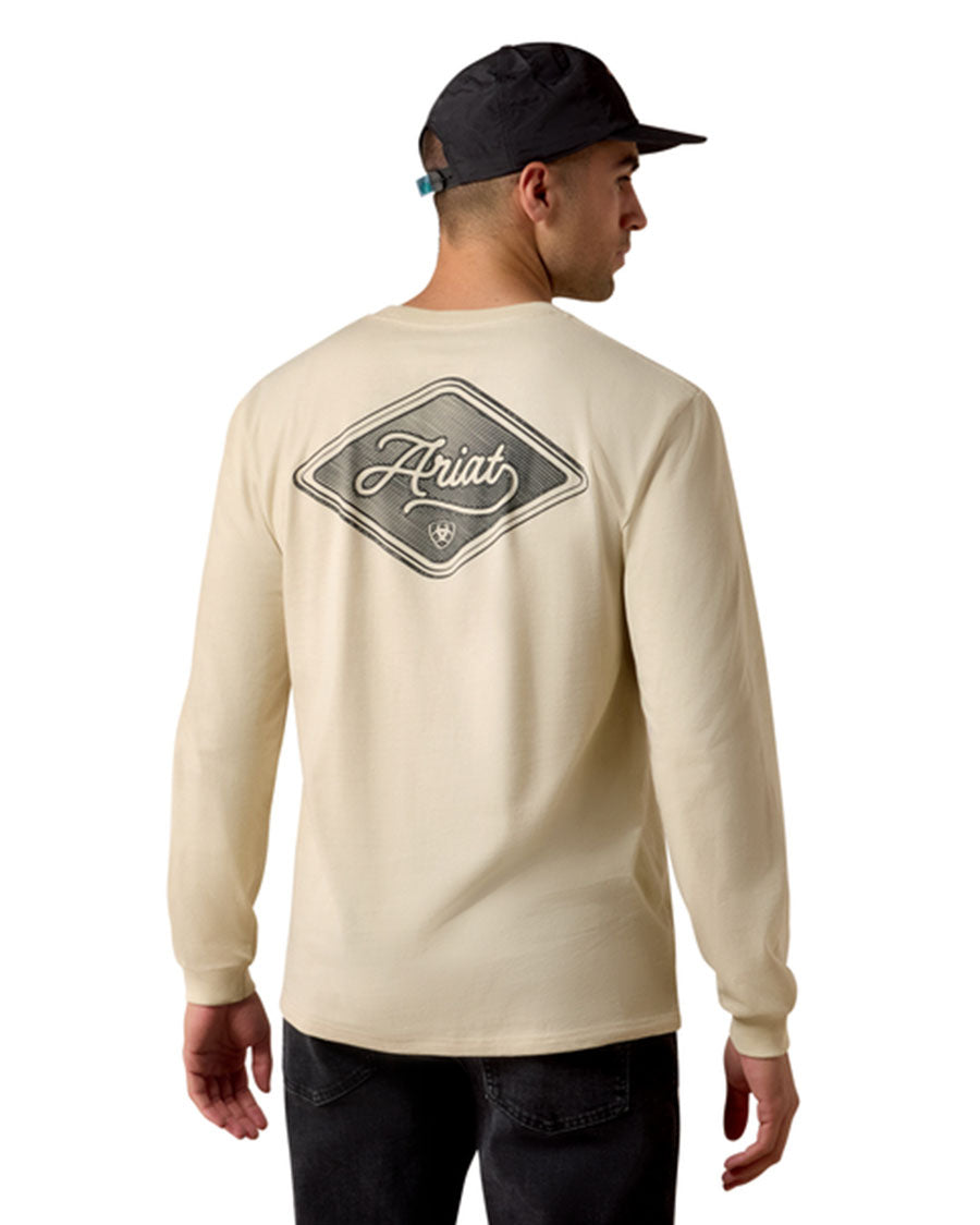 Men's Medallion Standard Long Sleeve Graphic T-Shirt - 10080589