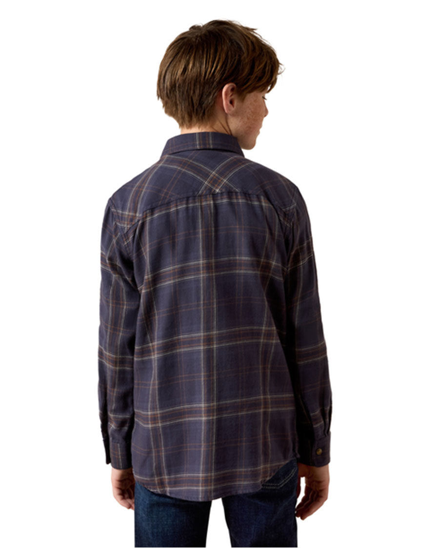 Boys' Retro Haas Classic Fit Snap Long Sleeve Western Shirt - 10080583
