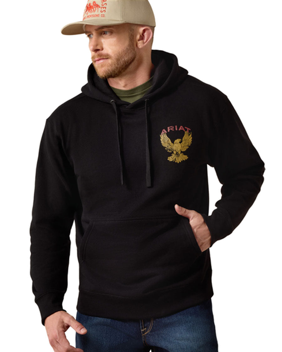 Men's Ariat Rustic Eagle Hoodie - 10080682