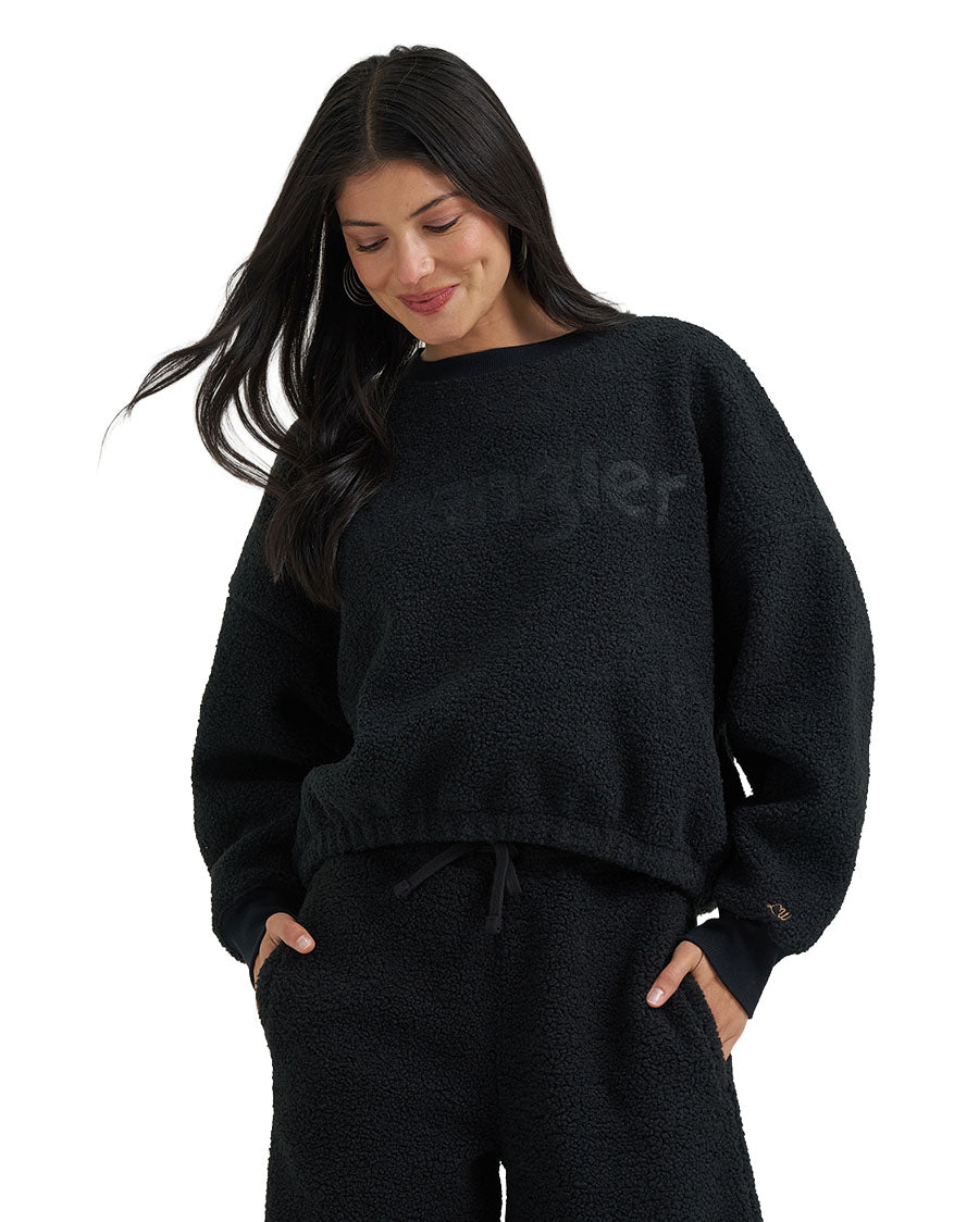 Women's Wrangler X Lainey Sherpa Sweatshirt - 112385579