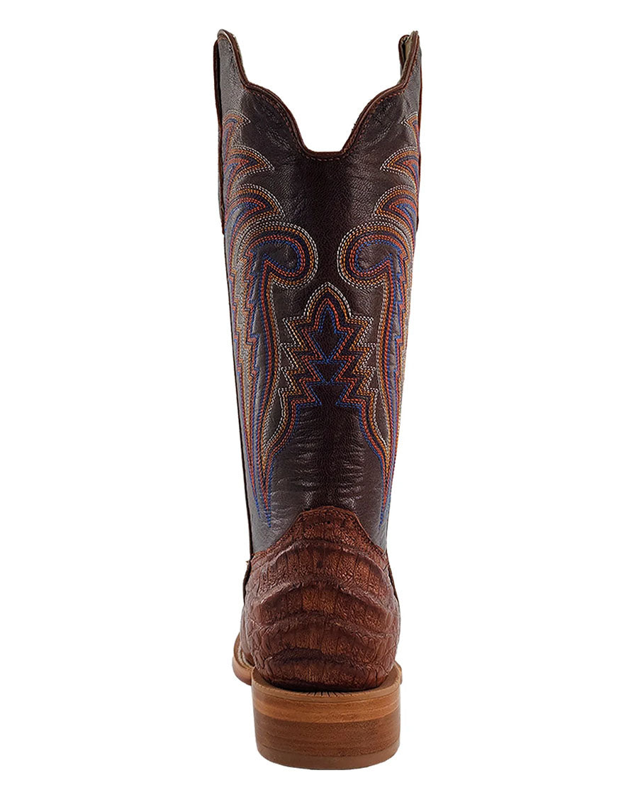 Men's Cognac Goat Western Boots - RW2503-2