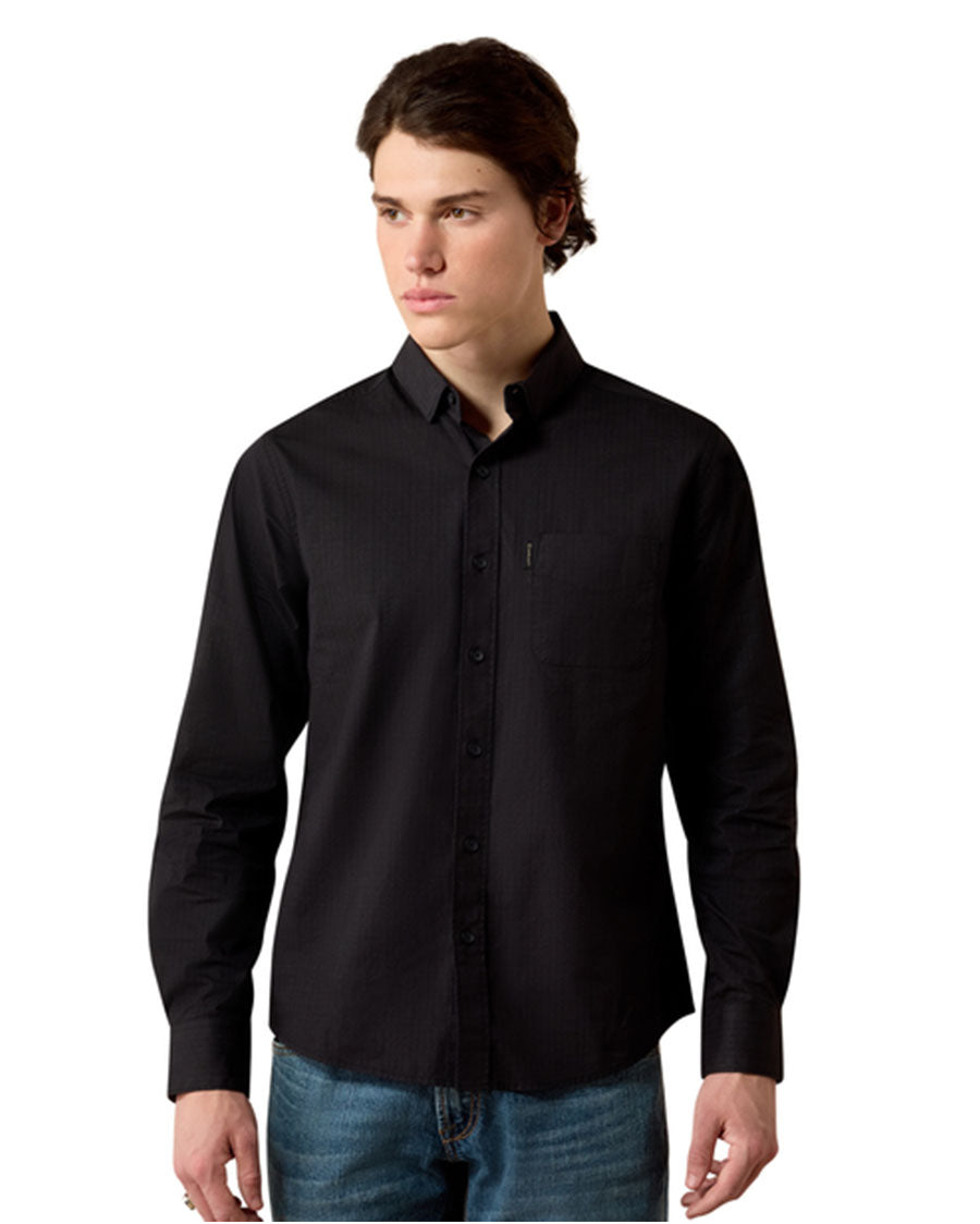 Men's Malcom Modern Slim Fit Long Sleeve Western Shirt - 10080663