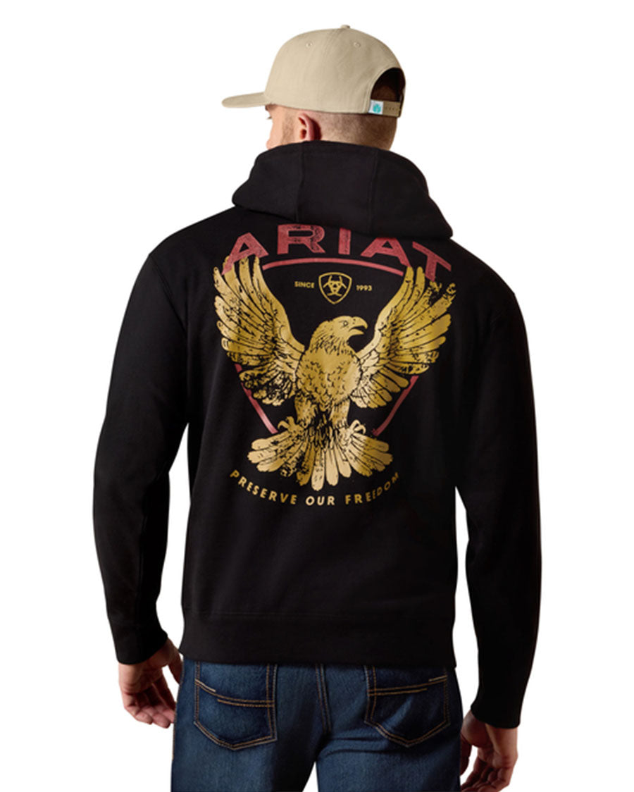 Men's Ariat Rustic Eagle Hoodie - 10080682