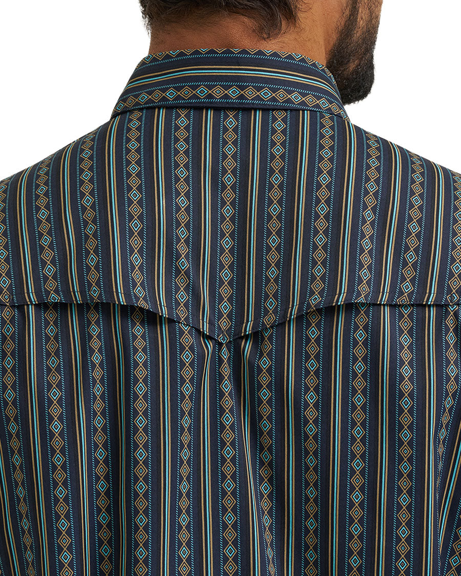 Men's Atg X Wrangler Technical Long Sleeve Regular Fit Snap Western Shirt - 112384280