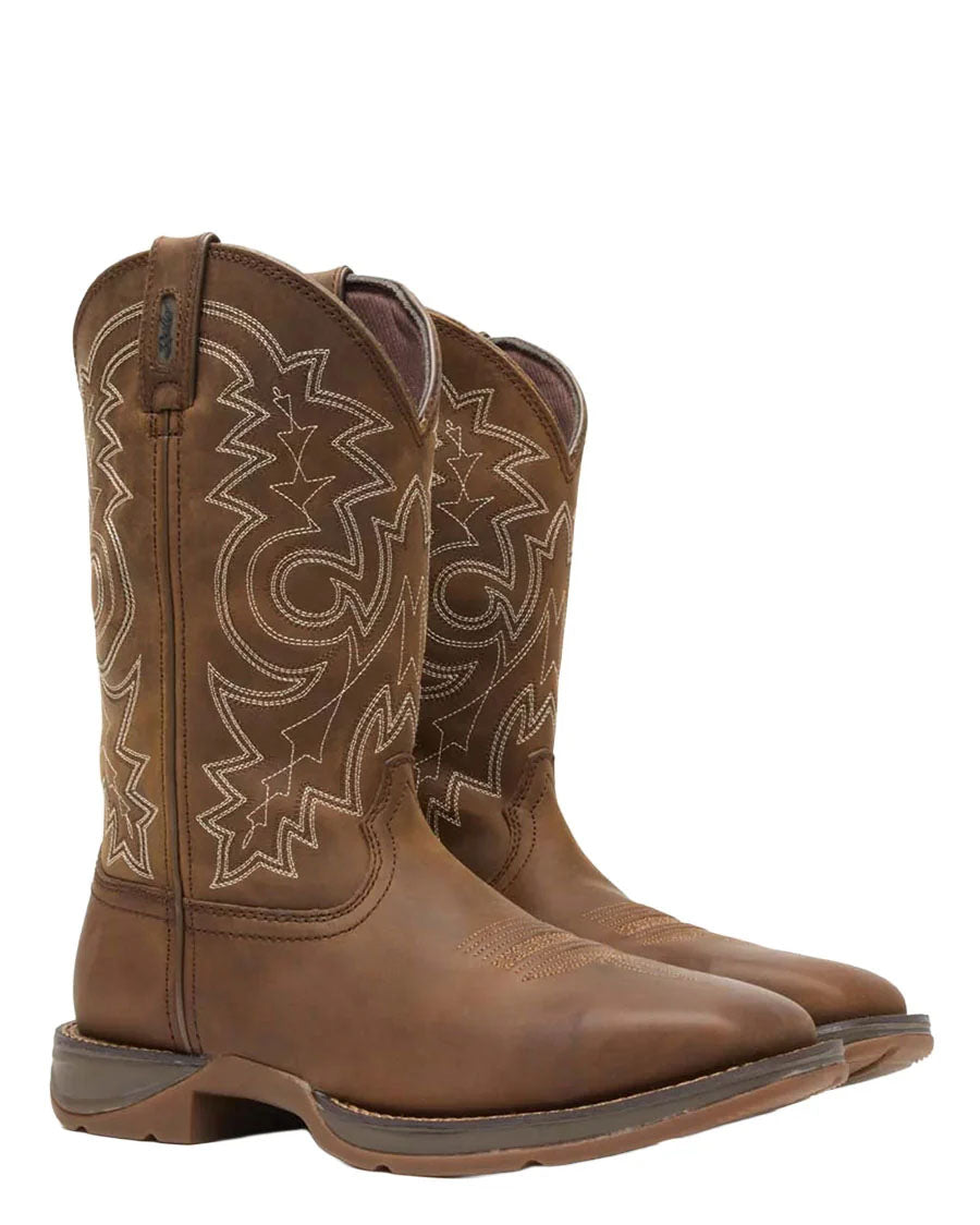 Men's Rebel Steel-Toe Pull On Western Work Boots - DB4343