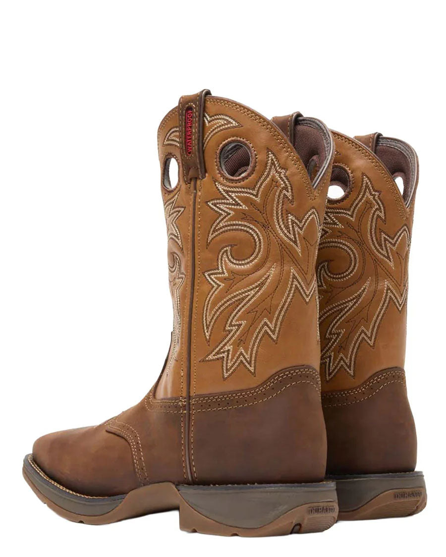 Men's Rebel Steel Toe Waterproof Western Work Boots - Db019