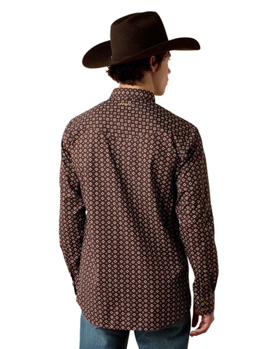Men's Wrinkle Free Rebel Fitted Snap Long Sleeve Western Shirt - 10080720